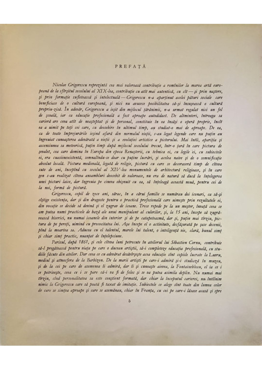 Nicolae Grigorescu Catalog 1961 - George Oprescu